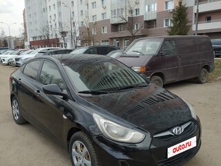 2014 Hyundai Solaris I, чёрный, 599000 рублей, вид 1