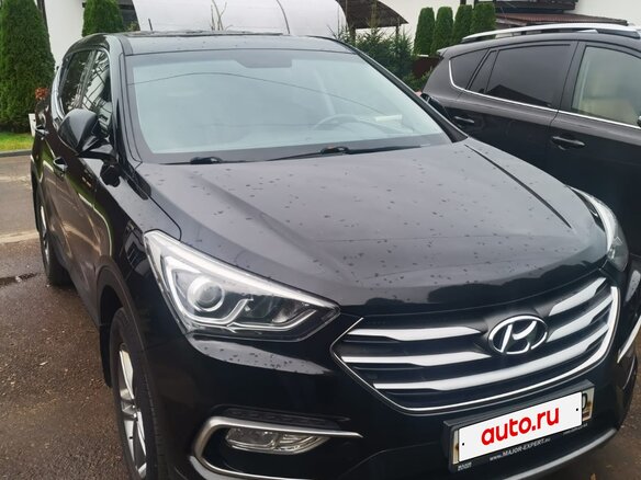 2016 Hyundai Santa Fe III Рестайлинг, чёрный, 2300000 рублей - вид 2