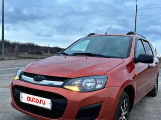 2014 Lada (ВАЗ) Kalina II, оранжевый, 410000 рублей, вид 2