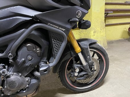 2015 Yamaha MT-09 Tracer (FJ-09), серый, 670000 рублей, вид 5