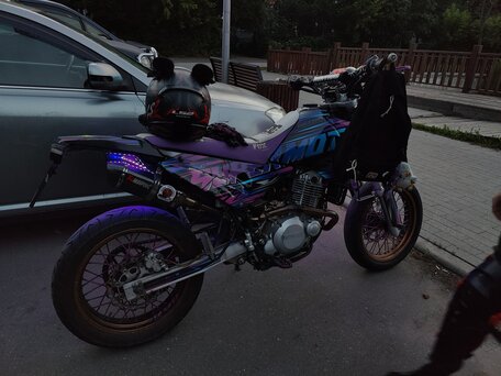 2014 Baltmotors Motard 250, фиолетовый, 160000 рублей, вид 4