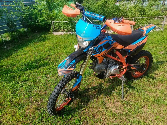 2023 Kayo Evolution YX140EM, золотистый, 90000 рублей