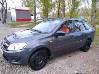 2015 Lada (ВАЗ) Granta I, серый, 423000 рублей, вид 2