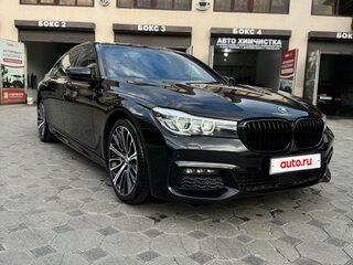 2017 BMW 7 серии Long 725Ld VI (G11/G12), чёрный, 3350000 рублей, вид 4