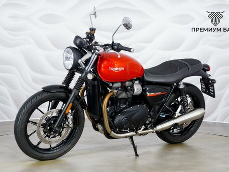 2020 Triumph Street Twin, красный, 799000 рублей, вид 3