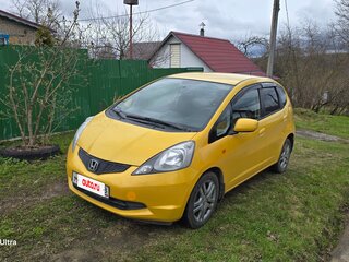 2008 Honda Jazz II, жёлтый, 515000 рублей, вид 2