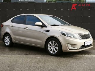 2014 Kia Rio 4-speed III, бежевый, 949000 рублей, вид 3