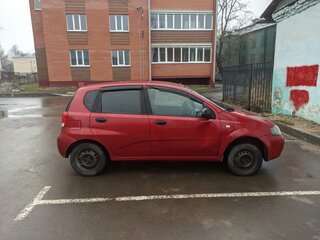2007 Chevrolet Aveo I, красный, 220000 рублей, вид 3