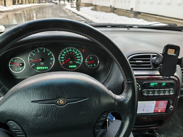 2002 Chrysler Concorde II, чёрный - вид 9