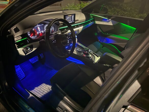 2019 Audi A4 V (B9), серый, 3450000 рублей - вид 7
