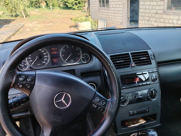 2007 Mercedes-Benz A-Класс 150 II (W169), чёрный, 410000 рублей - вид 6
