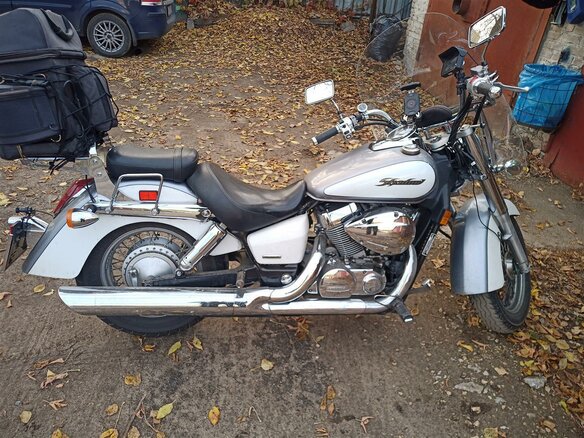 2007 Honda Shadow 750, серебристый, 450000 рублей - вид 8