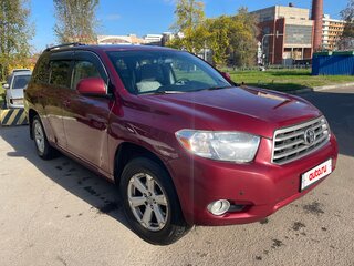 2007 Toyota Highlander II (XU40), красный, 1290000 рублей, вид 2