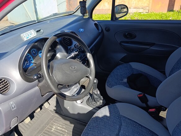 2008 Daewoo Matiz I Рестайлинг, красный, 210000 рублей - вид 6