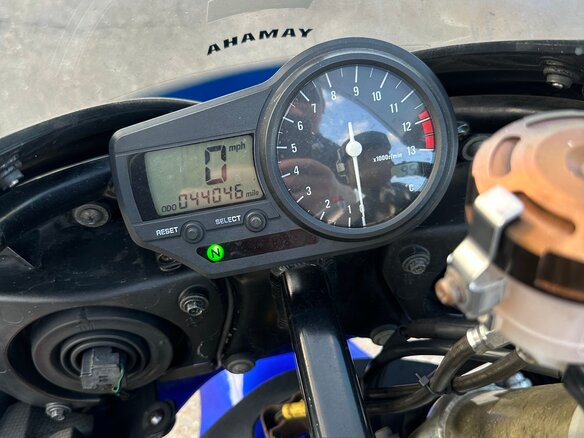2001 Yamaha YZF-R1, синий, 450000 рублей - вид 17