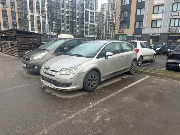 2007 Citroen C4 I, серебристый, 250000 рублей