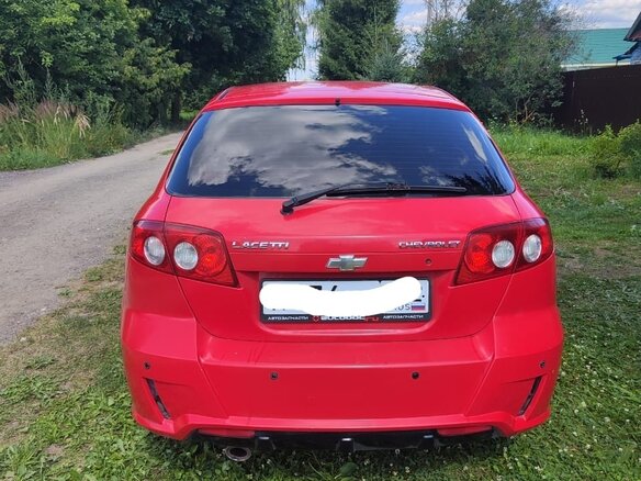 2009 Chevrolet Lacetti I, красный, 400000 рублей - вид 1