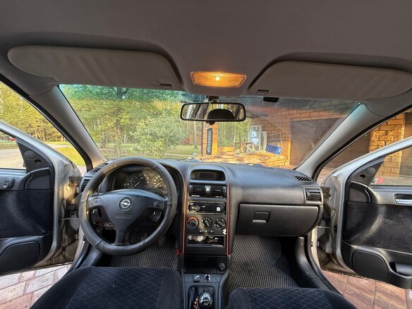 2000 Opel Astra G, серебристый, 300000 рублей - вид 9