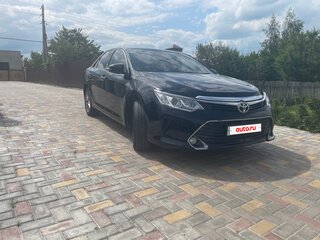 2016 Toyota Camry VII (XV50) Рестайлинг, чёрный, 2050000 рублей, вид 5