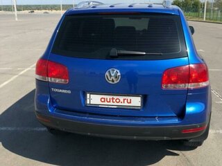 2006 Volkswagen Touareg I, синий, 1300000 рублей, вид 4