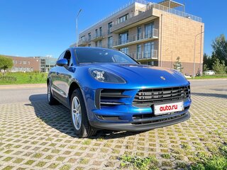 2019 Porsche Macan I Рестайлинг, синий, 4090000 рублей, вид 1
