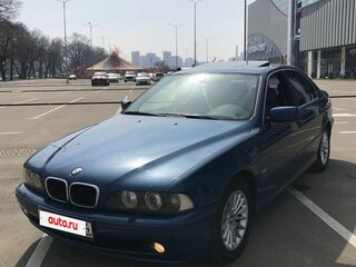 2001 BMW 5 серии 525i IV (E39) Рестайлинг, синий, 950000 рублей, вид 1