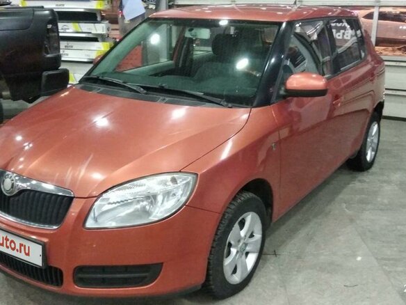 2007 Skoda Fabia II, коричневый - вид 2