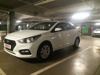2018 Hyundai Solaris II, белый, 1470000 рублей, вид 3