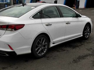 2019 Hyundai Sonata VII (LF) Рестайлинг, белый, 2300000 рублей, вид 2