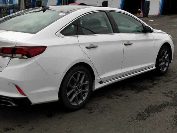 2019 Hyundai Sonata VII (LF) Рестайлинг, белый, 2300000 рублей - вид 1