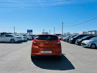 2014 Hyundai Solaris I Рестайлинг, оранжевый, 1129000 рублей, вид 5