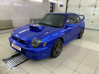 2002 Subaru Impreza WRX STi II, синий, 1300000 рублей, вид 1