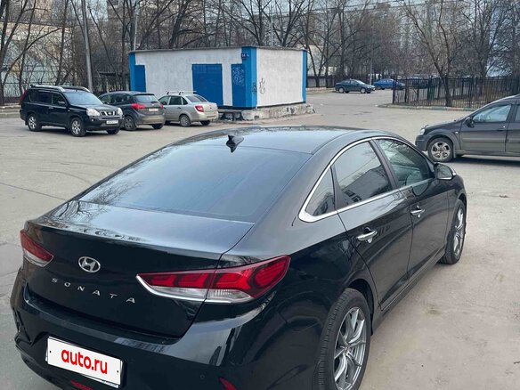 2019 Hyundai Sonata VII (LF) Рестайлинг, чёрный, 1850000 рублей - вид 9