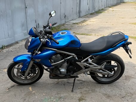 2008 Kawasaki ER-6N, синий, 370000 рублей, вид 2