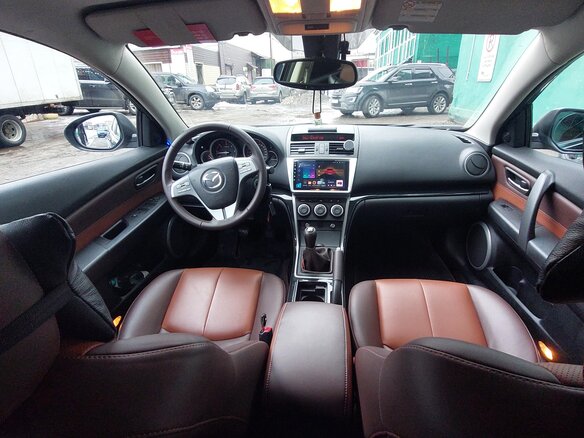 2009 Mazda 6 II (GH), чёрный, 1100000 рублей - вид 9