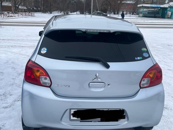 2014 Mitsubishi Mirage VI, серый, 660000 рублей - вид 6