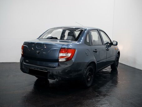 2013 Lada (ВАЗ) Granta I, синий, 395000 рублей, вид 4