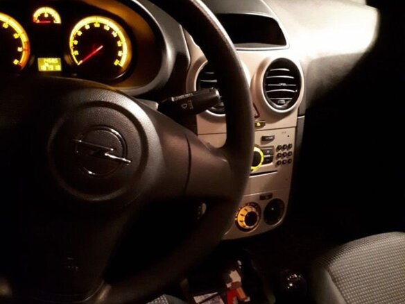 2007 Opel Corsa D, синий, 425000 рублей - вид 1