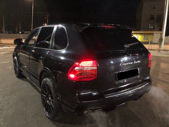 2007 Porsche Cayenne Turbo I Рестайлинг (957), чёрный, 1500000 рублей - вид 23