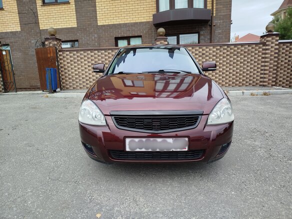 2011 Lada (ВАЗ) Priora I, пурпурный, 400000 рублей - вид 1