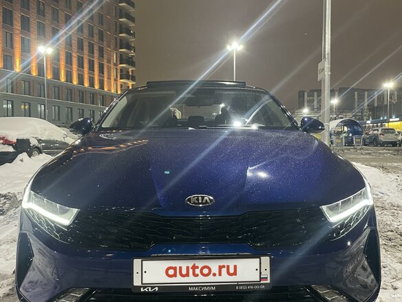 2020 Kia K5 III, синий, 3300000 рублей - вид 3