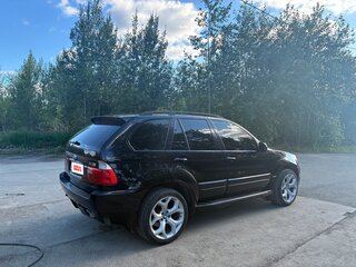 2002 BMW X5 4.6is I (E53), чёрный, 1300000 рублей, вид 5