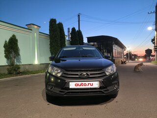 2021 Lada (ВАЗ) Granta I Рестайлинг, чёрный, 680000 рублей, вид 2