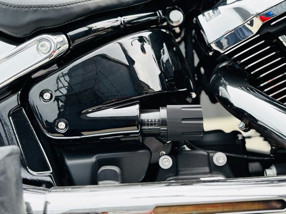 2024 Harley-Davidson Fat Boy, голубой, 3500000 рублей - вид 11