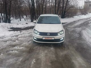 2016 Volkswagen Polo V Рестайлинг, белый, 720000 рублей, вид 2