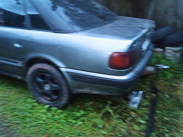 1991 Audi 100 IV (C4), серый, 150000 рублей - вид 9