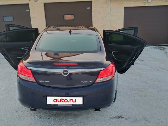 2012 Opel Insignia I, чёрный, 1120000 рублей - вид 1