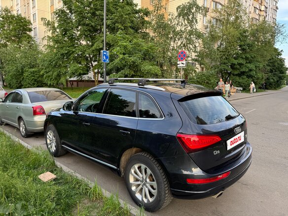 2014 Audi Q5 I (8R) Рестайлинг, синий, 3100000 рублей - вид 6