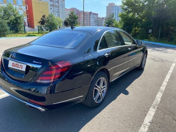 2017 Mercedes-Benz S-Класс 560 Long VI (W222, C217) Рестайлинг, чёрный, 4500000 рублей - вид 3