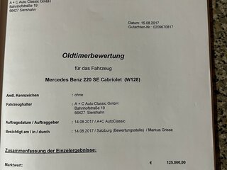 1959 Mercedes-Benz W128, бежевый, 13500000 рублей, вид 4